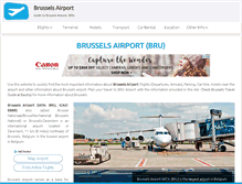 Tablet Screenshot of airport-brussels.com